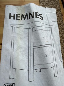 IKEA Hemnes 2-Drawer Nightstand (Open Box  Unassembled)