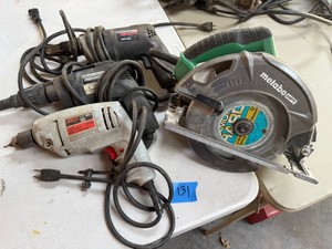 Mixed Corded Power Tools  Metabo HPT Saw & Drills