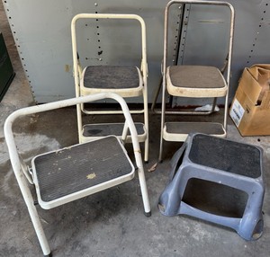Vintage & Modern Step Stool Assortment