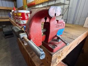 Vintage Wilton 4 Swivel Base Bench Vise with Pipe Jaws
