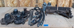 Lot of Vintage Shop Tools & Hardware  Dolly, Miter Box, & More