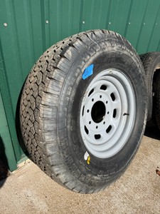 BFGoodrich Rugged Trail TA Mounted Tire on 8-Lug Steel Wheel