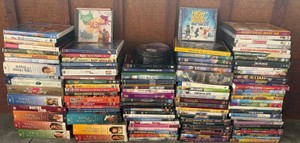 Huge Mixed DVD & CD Family Entertainment Lot