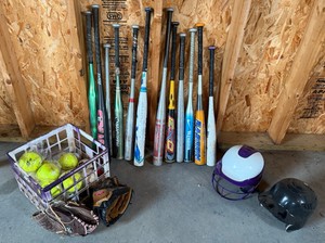 Complete Youth Softball & Baseball Equipment Set