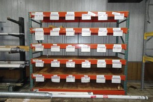 1 Section of Pallet Racking - 8 Tall
