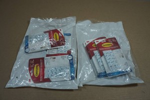 12 Packs of Command Bath Medium & Large Refill Strips