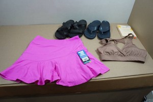 Nuusol Sandals, Skirt and Sports Bra