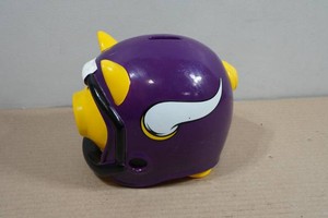 Minnesota Vikings Helmet Piggy Bank