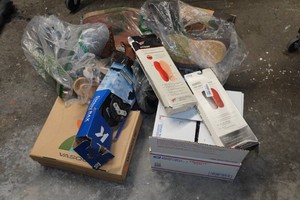 Assorted WornDamaged BootsInsoles