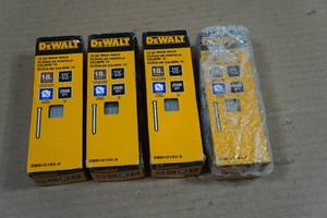 4 DeWalt 18 Gauge Brad Nails - 2,500 Each