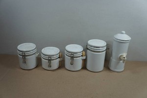 Set of Five Canisters