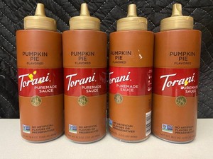 Torani Puremade Pumpkin Pie Sauce 16.5oz (Lot of 4)