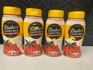 Dukes Smoky Bacon & Tomato Flavored Mayo 14oz (Lot of 4)