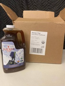 Sherpa Chai Traditional 64 Fl Oz Chai Concentrate (Lot of 6)