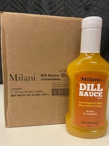Milani Dill Sauce 16 Fl Oz Bottles (Lot of 6)