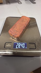 Freshly poured copper bar 28.4oz