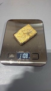 Freshly poured brass bar 11oz