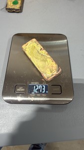 Freshly poured brass bar 12.73oz
