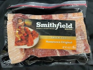 C - Smithfield Thick Cut Hometown Original Bacon 40 Oz