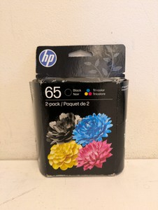 NEW HP 65 PRINTER INK 2PK