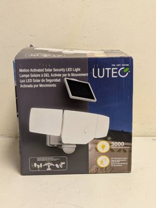 LUTEC MOTION ACTIVATED SOLAR SECURITY LED LIGHT