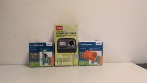 (3) NEW ASSORTED ANTI-SIPHON LANDSCAPE TIMER ITEMS