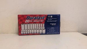 NEW DURALAST 20PC. SOCKET SET