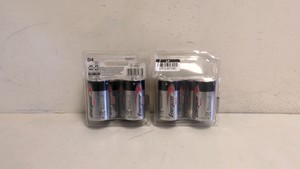 (2) NEW ENERGIZER MAX D4 BATTERIES 4PK