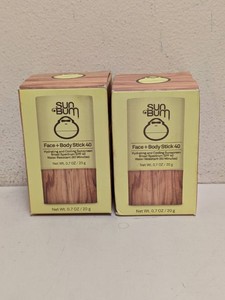 (2) NEW SUN BUM FACE  BODY STICK 40