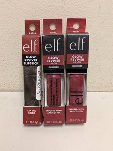 (3) NEW ELF GLOW REVIVER LIP OIL