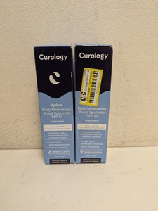 (2) NEW CUROLOGY HYDRO  DAILY MOISTURIZER BROAD SPECTRUM SPF30