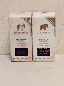 (2) NEW ELLAMILA OIL ME UP LAVENDER CUTICLE OIL