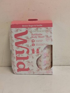 NEW WILD LOVE SHACK FANCY BROWN SUGAR & VANILLA REFILLABLE BODY WASH