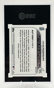 2022 Topps Update Julio Rodriguez #US97 SGC MINT 9