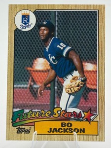 1987 Topps Baseball Bo Jackson Future Stars Rookie Card #170