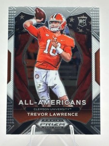 2021 Panini Prizm Draft Picks All Americans Trevor Lawrence Rookie Card #181