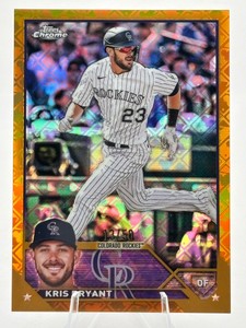 2023 Topps Chrome Sappire Edition Kris Bryant Gold Refractor #80 1350
