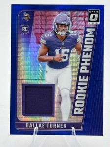 2024 Panini Donruss Optic Football Dallas Turner Rookie Phenom Memorabilia Card #RPB-DTR Rookie Card
