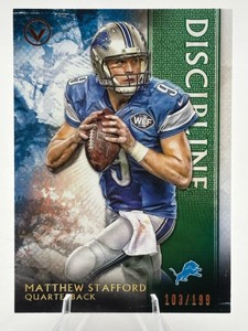 2015 Topps Valor Discipline Matthew Stafford #90 103199