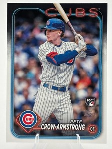 2024 Topps Series 2 Pete Crow-Armstrong #407 Rookie Card