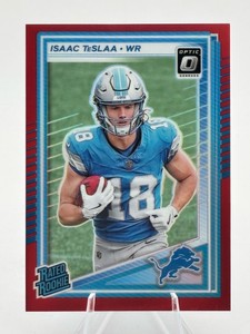 2025 Panini Donruss Optic Isaac TeSlaa Red Parallel Rated Rookie #219 65149