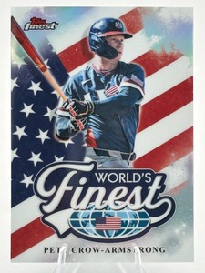 2026 Topps Finest Worlds Finest Pete Crow-Armstrong Refractor #WF-8