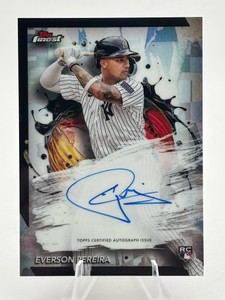 2024 Topps Finest Everson Pereira Autograph Rookie Card #FA-EPE