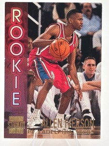 1996-97 Topps Stadium Club Rookies Series II Allen Iverson #R16 Rookie Card