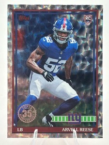 2026 Topps 35th Anniversary Arvell Reese Silver Crackle Foil #91TR-46 Rookie Card
