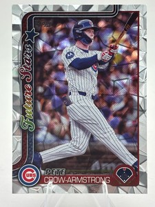 2025 Topps Series 1 Future Stars Pete Crow-Armstrong Silver Crackle Foil #290