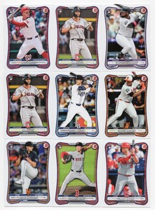 Lot Of 9 2026 Bowman Baseball Rookie Cards Including Connelly Early #45, Brandon Sproat #33, And More