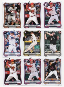 Lot Of 9 2026 Bowman Baseball Rookie Cards Including Christian Moore #99, Dylan Beavers #69, And More