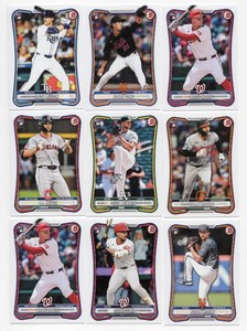 Lot Of 9 2026 Bowman Baseball Rookie Cards Including Nolan McLean #85, Harry Ford #84, And More