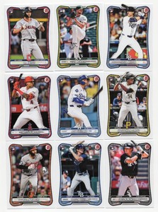 Lot Of 9 2026 Bowman Baseball Rookie Cards Including Colson Montgomery #68, C.J. Kayfus #98, And More